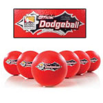 Official NDL red foam 7 inch dodgeball - 6 ball set